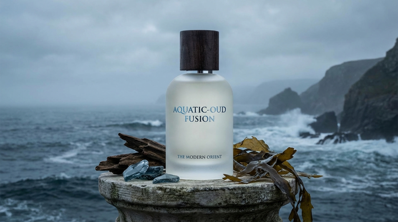 Aquatic Oud fusion perfume oil for Southeast Asian brands
