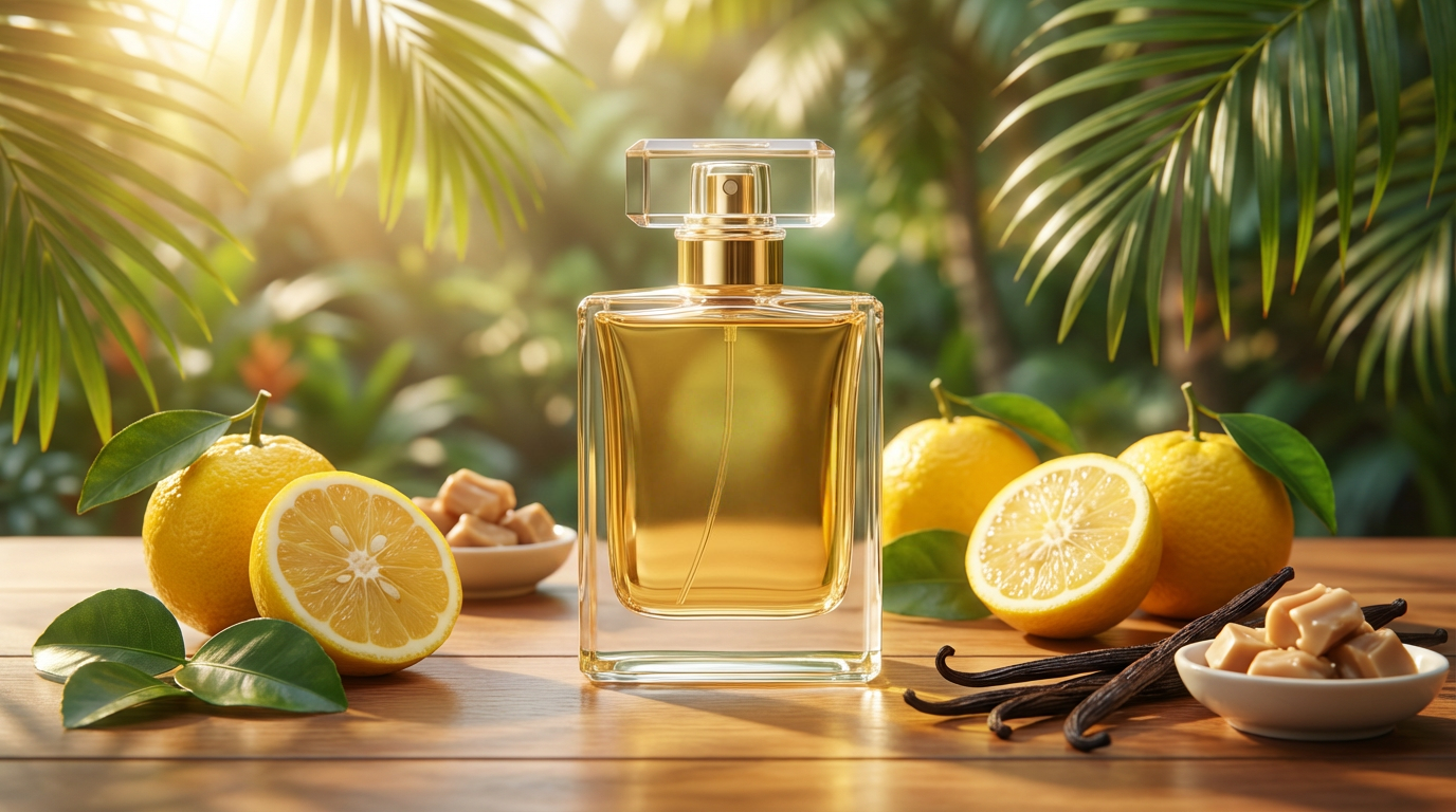Solar Citrus and Hybrid Gourmand fragrance oils for tropical wear